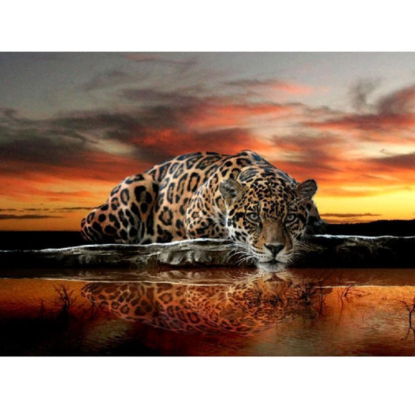 Leopard Reflection - GemPaint™ Kit