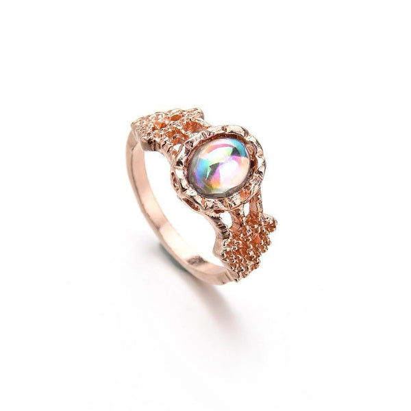 Dreamy - Opal Necklace + Ring + Earrings