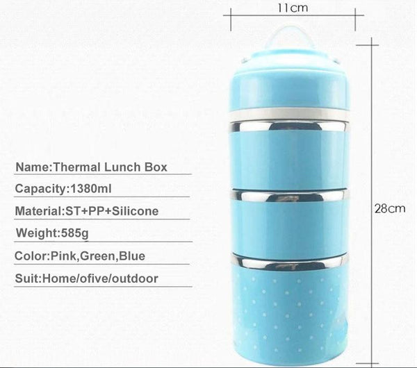 Lunchful - Thermal Multi-Tier Lunch Box