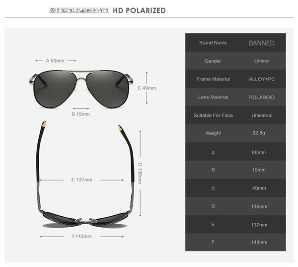HD Polarized UV Sunglasses