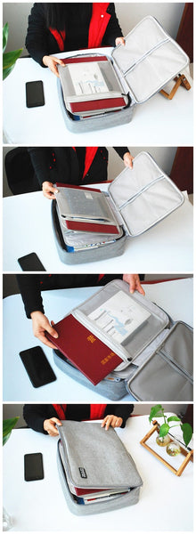Document Storage Organizer Bag