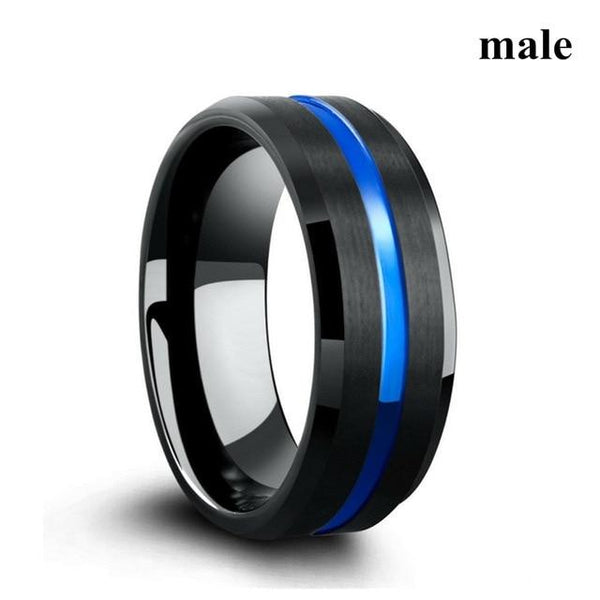 Poseidon - Ocean Dark Ring for Men