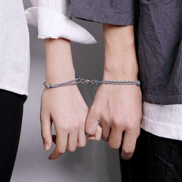 Magnetic Couple Charm Bracelets