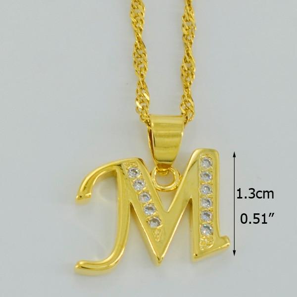 Chunky Gold Letter Necklace