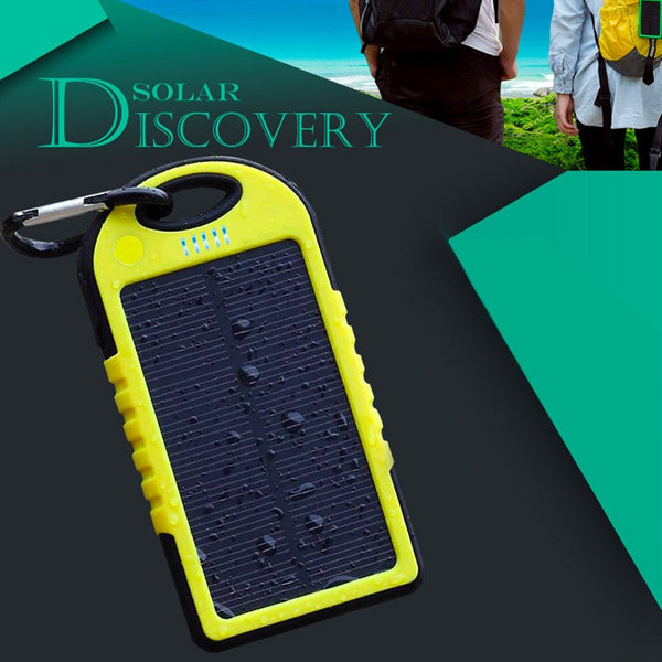 SolarBank - Waterproof Solar Charged Battery Pack